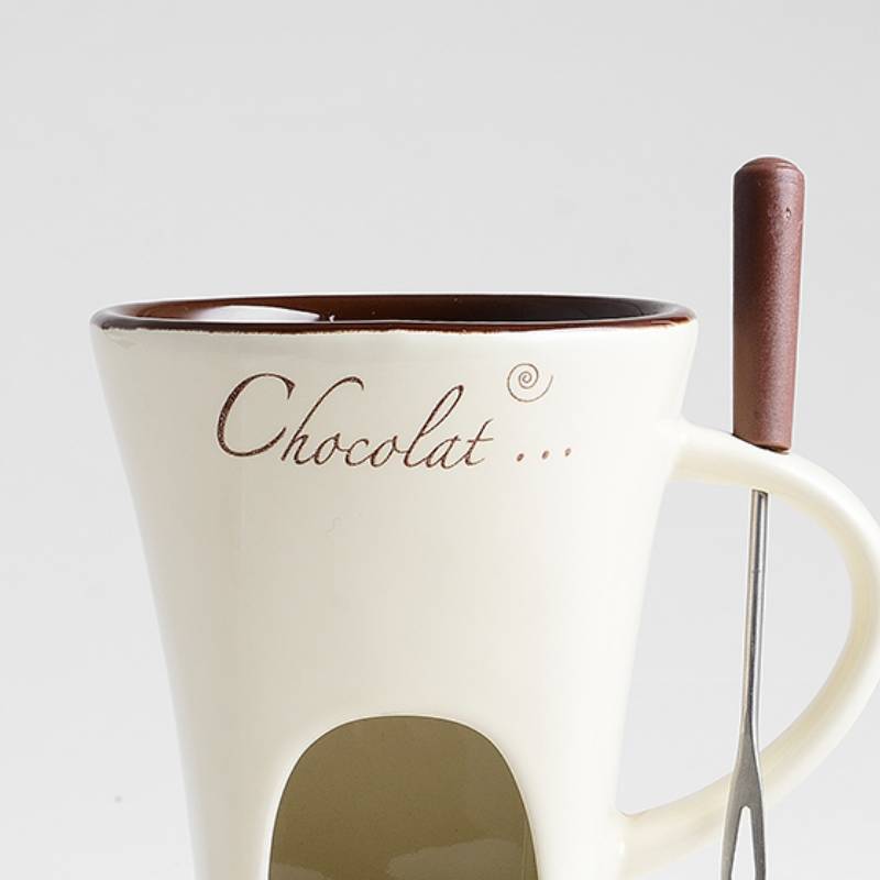 Ceramic Chocolate Cheese Ice Cream Hot Pot Mug