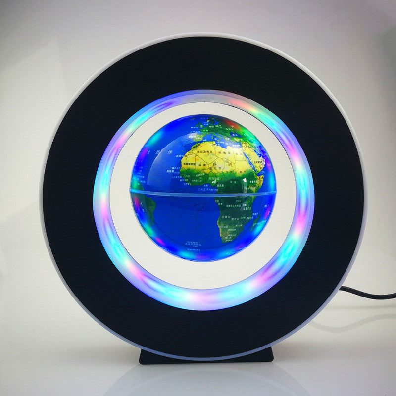 Magnetic Levitation Globe Rotating Luminous European-style Office Desktop Living Room Decoration